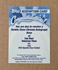 2025 Topps Signature Cam Ward Rookie Class Chrome Autographs (RAW)