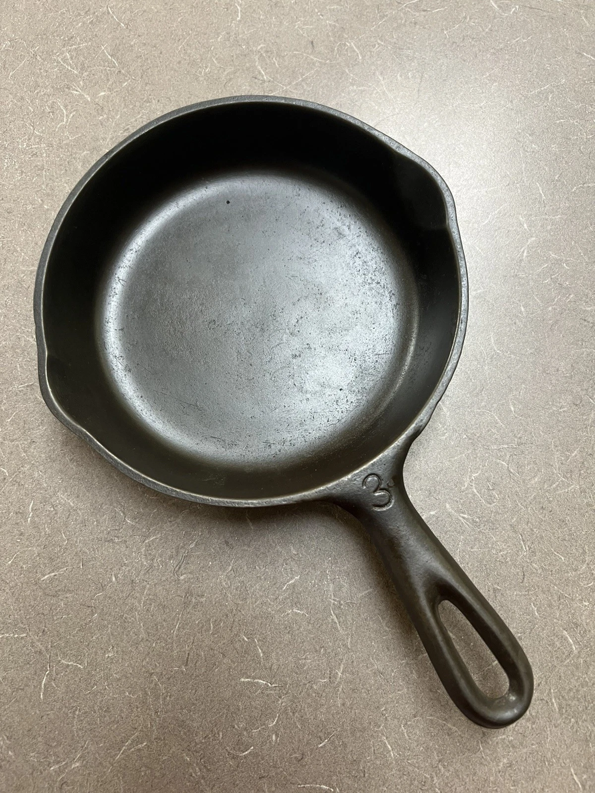 Vollrath #3 Rare Fully Marked Restored Smooth Flat Cooking Surface