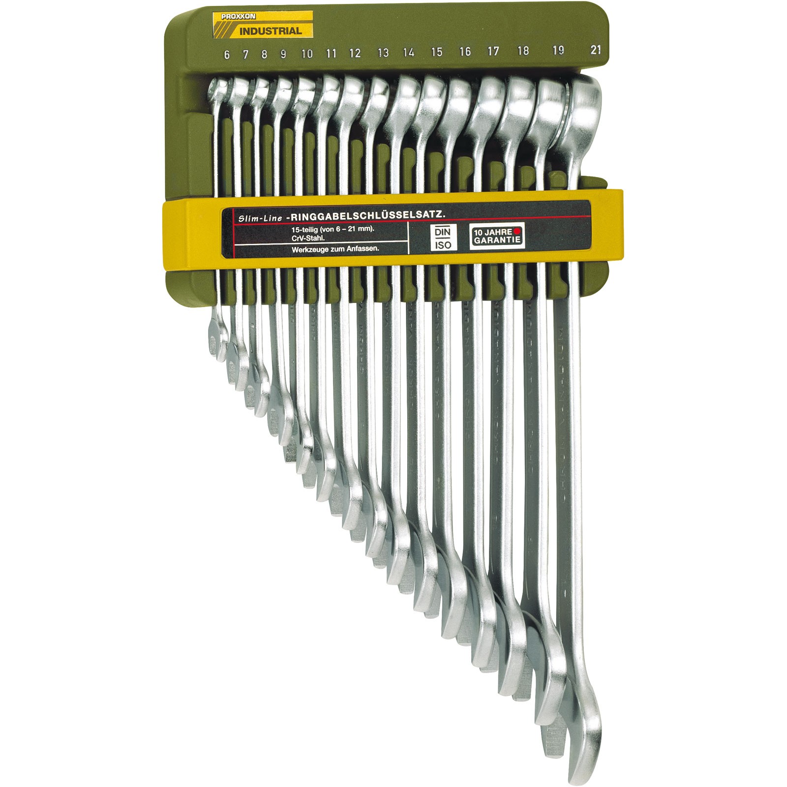 Proxxon Industrial SlimLine Combination Spanner Set - 12 Piece