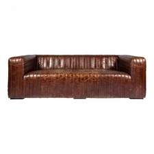 Moe's Home Collection Castle Sofa Dark Brown