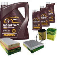 Inspektionspaket 8L Mannol Energy 5W-30 FüR Porsche Cayenne 3.2 3.6 VW Touareg