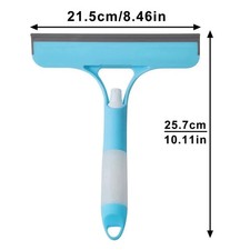 3-in-1 Window Glass Cleaner with Spray Bottle & Scraper | Home Mirror Tool