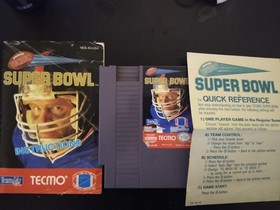 Tecmo Super Bowl Nes CIB (With Inserts Read Description)