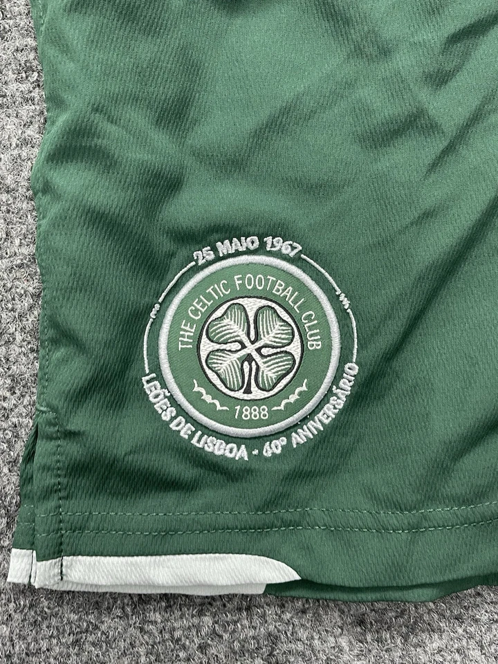 Pantalones cortos de fútbol Nike FC Celtic 2008/2009 visitante fútbol juvenil talla XL para hombre talla pequeña Foto 2 de 4