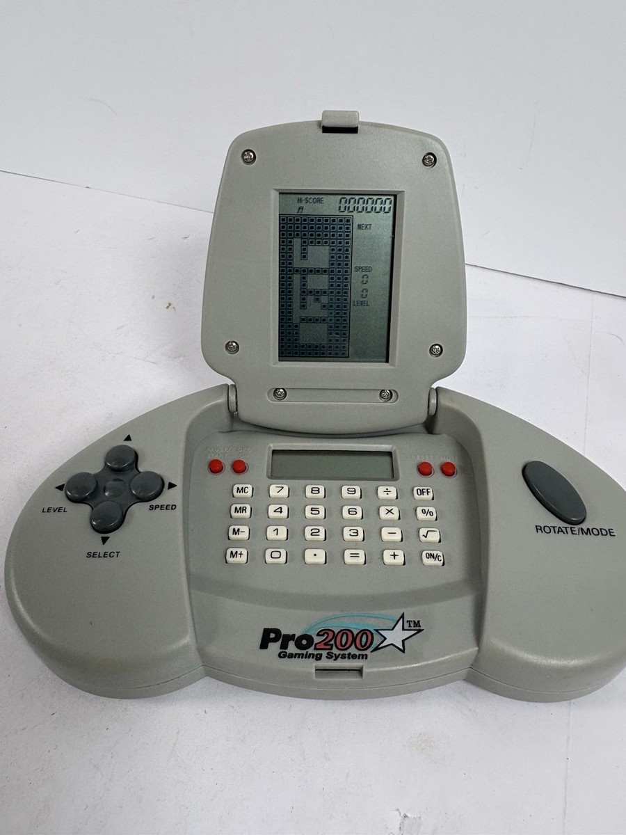 ProTech Pro 200 Gaming System Handheld Console Tetris Retro Game