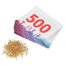 Running Bib Number 7x6 Inch, 401-500 Medals Waterproof Competitor Number