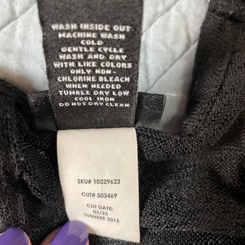 Torrid бак размер 3 X черный на шнуровке назад череп кристалл готики темно мистический панк классный - Изображение 4 из 4