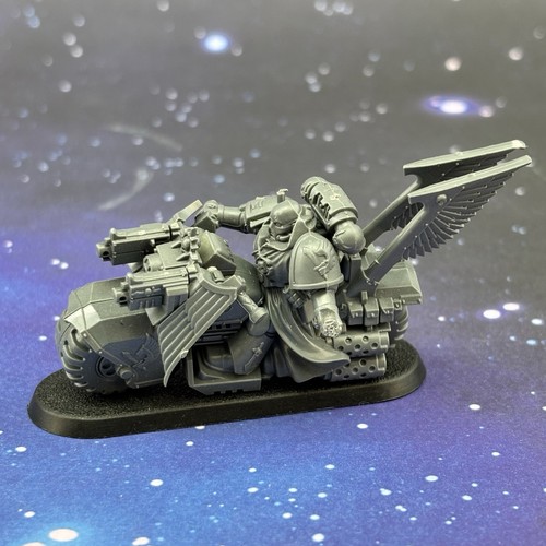 Warhammer 40k Space Marines Ultramarines Scout Bikers Knight Various Figure #6 - Picture 1 of 7