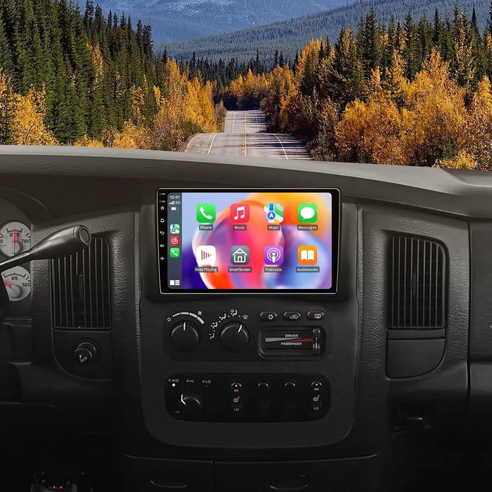 For 2002-2005 Dodge Ram 1500 2500 3500 Android 15 CarPlay Car Stereo Radio GPS - Image 2 of 4