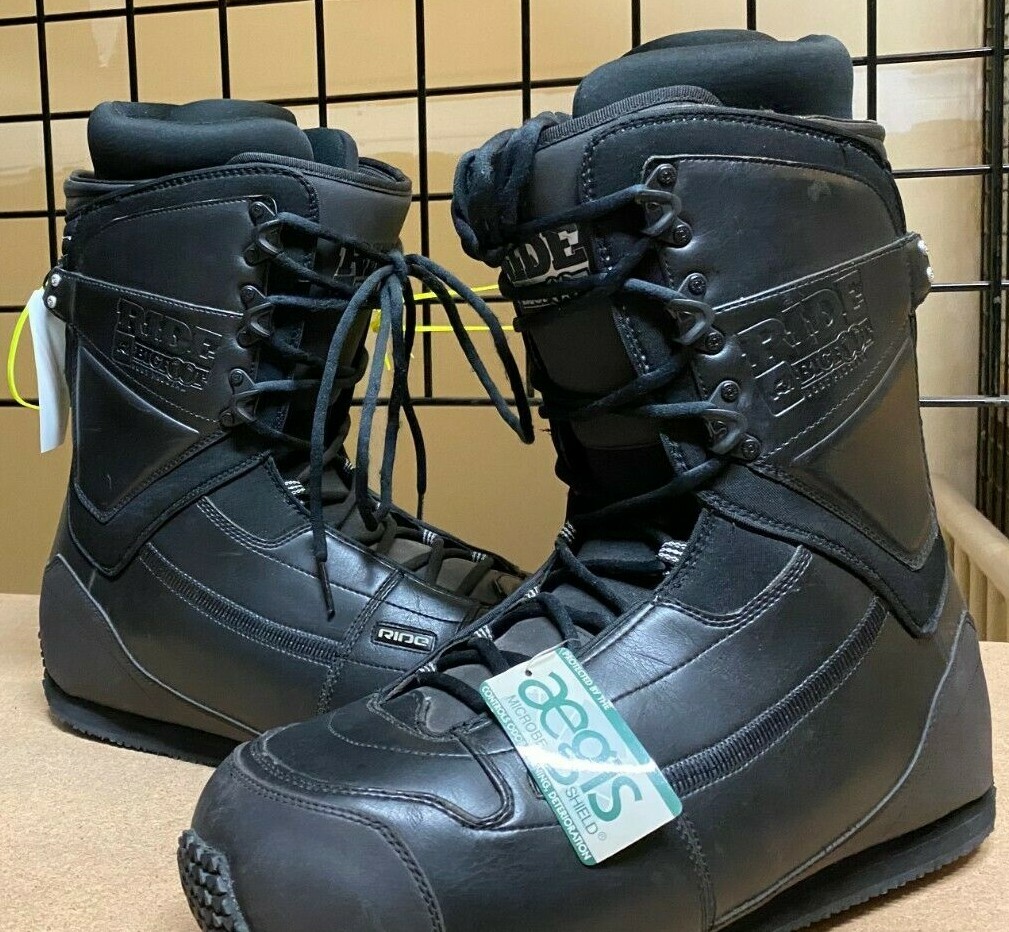 RIDE BIG FOOT SNOWBOARD BOOTS - COLOR:BLACK - SIZE: 18,19 & 20 MENS  BRAND NEW!!