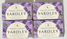 SET OF 4 Yardley English Lavender Bar Soap Lardley London Bars 4.25 oz