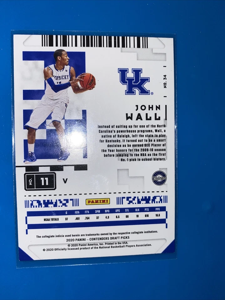 Contenders Optic Green Cracked Ice John Wall No.34 - Изображение 2 из 2