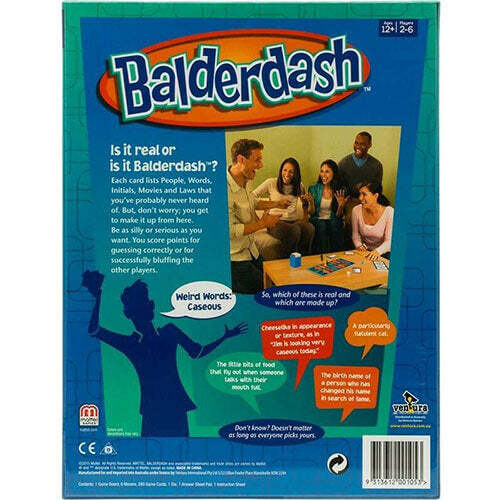 Balderdash Strategy Theme Interactive Contemporary Fun Family Party Board Game - Picture 3 of 3