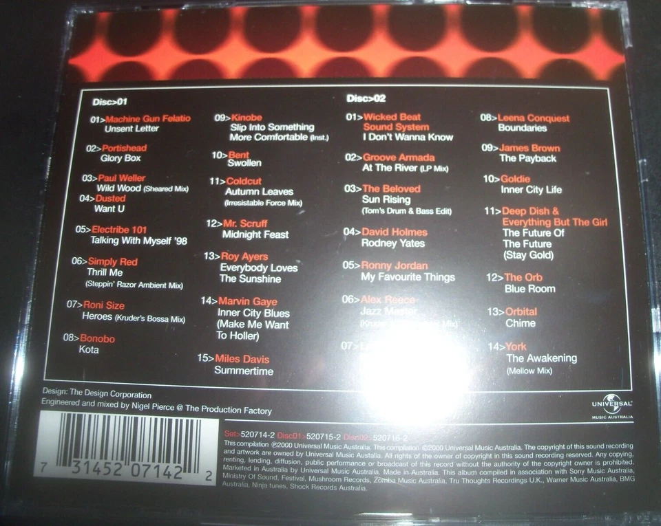 The Late Night Mix Vol 1 Varios 2 CD Portishead Leftfield Paul Weller Orb Orbit Foto 2 de 2