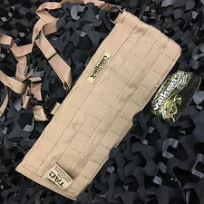NEW Valken V-Tac Molle Harness Paintball Belt w/ Suspenders - Tan - L/XL
