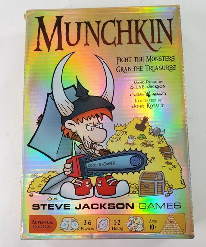 Munchkin Steve Jackson Games Fight The Monsters Grab The Treasures NEW open Box - Picture 2 of 12