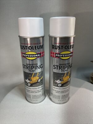2 Rust-Oleum Inverted Spray Paint Car Parking Lot Striping Machine Line Marking