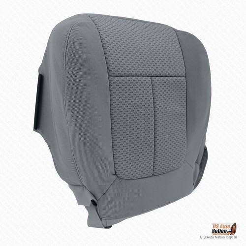 For 2011 2012 2013 2014 Ford F150 XL Front Driver Bottom Cloth Seat Cover -GRAY- - Picture 2 of 8