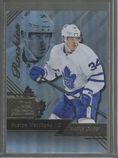 2016-17 Upper Deck Fleer Flair Showcase AUSTON MATTHEWS ROOKIE Row 0 Seat 21
