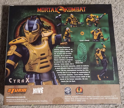 STORM COLLECTIBLES MORTAL KOMBAT : CYRAX BBTS EXCLUSIVE | eBay
