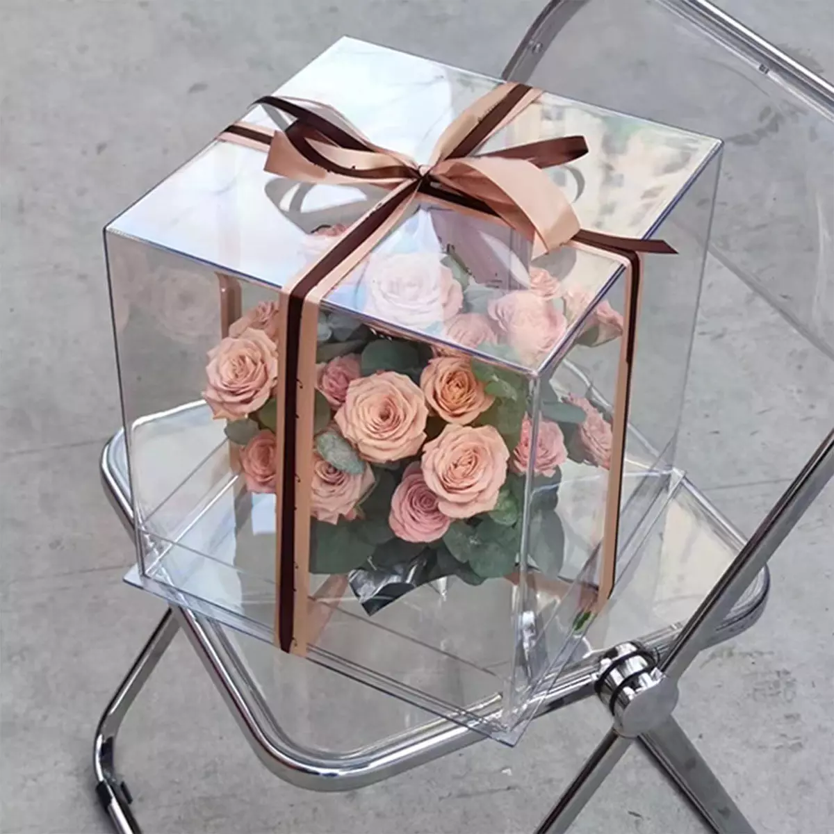 Acrylic gift box deals