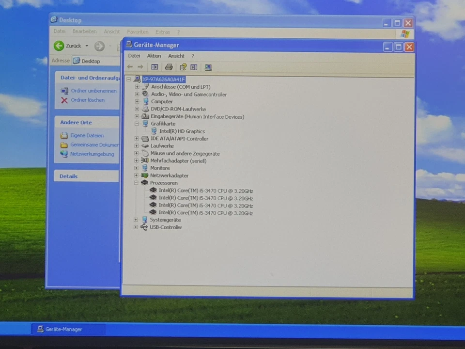FUJITSU Windows XP Gamer PC Computer HD 4GB i5 4x 3,20GHz 1TB LPT COM RS 232 DVD - Bild 3 von 4