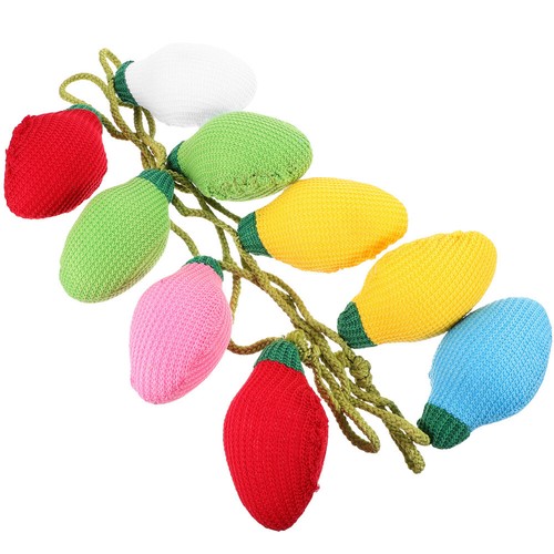 Festive Xmas Tree Hanging Decor Pom Pom Garlands Felt Balls Garland - Picture 11 of 12