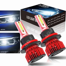 2x 9007hb5 Led Headlight Bulb 6000k Hilo For Pontiac Grand Prix 1997-2003