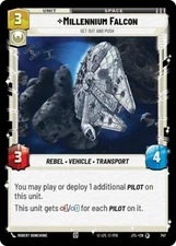 Millennium Falcon Foil - JTL 747 NM - Star Wars Unlimited
