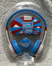 IFROGZ Little Rocker Headphones for kids Red White & Blue. Shark FootBall Soccer