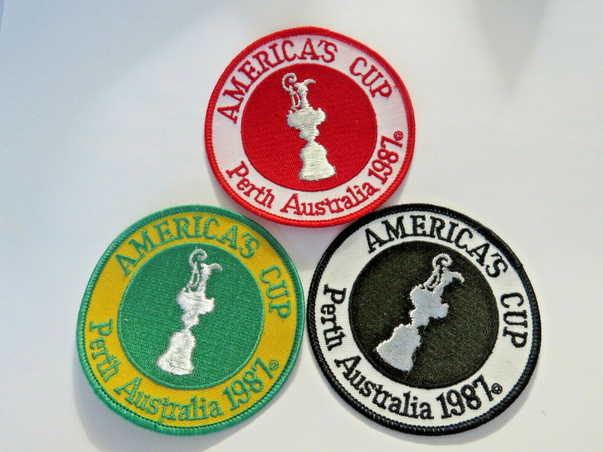 America's Cup Perth Australia 純銀5オンス America's Cup Yacht Club Racing Patch Perth Australia 1987 Your