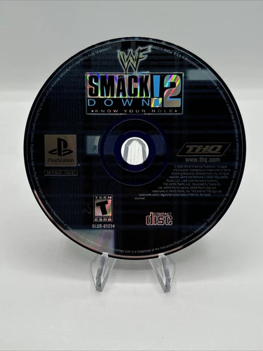 WWF SmackDown! 2: Know Your Role BL Sony Playstation 1 PS1 LN PERFECT condition*