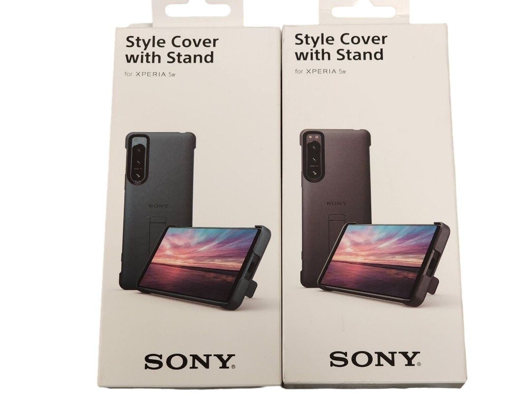 Genuine Style Cover Case with Stand For SONY Xperia 5 IV -XQZ-CBCQ