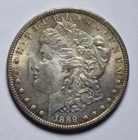 1889 MORGAN SILVER $1 ~ COLORFUL TONED REVERSE! UNCIRCULATED!  INV#2