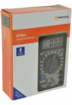 MTB02 MERCURY DIGITAL MULTITESTER Multimeter Multimeter Volt Amp AC DC