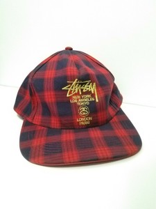 red stussy hat