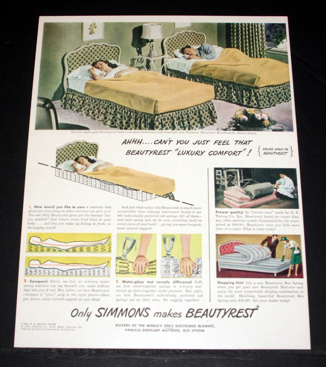 Beautyrest luxury comfort on sale mattress