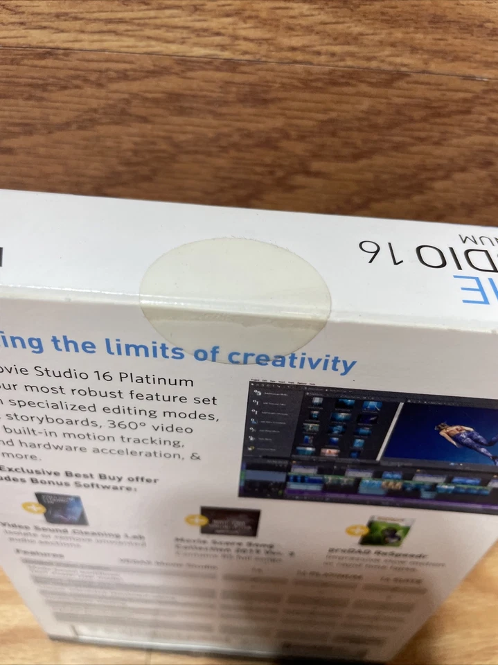 Vegas Movie Studio 16 Retail Box Disc - Image 3 of 3