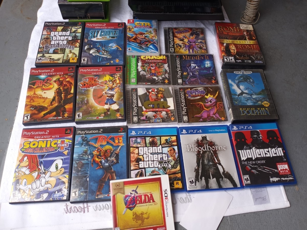PLAYSTATION Game Lot Of 18 Plus Others