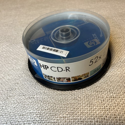 HP CD-R 52x 20 Pk 700 MB/ 80min Spindle-Blank CDs - New and Sealed - Picture 7 of 10