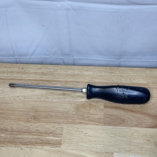 Snap-On STDP63 Phillips Screwdriver Black Hard Triangle Handle USA Made Vintage