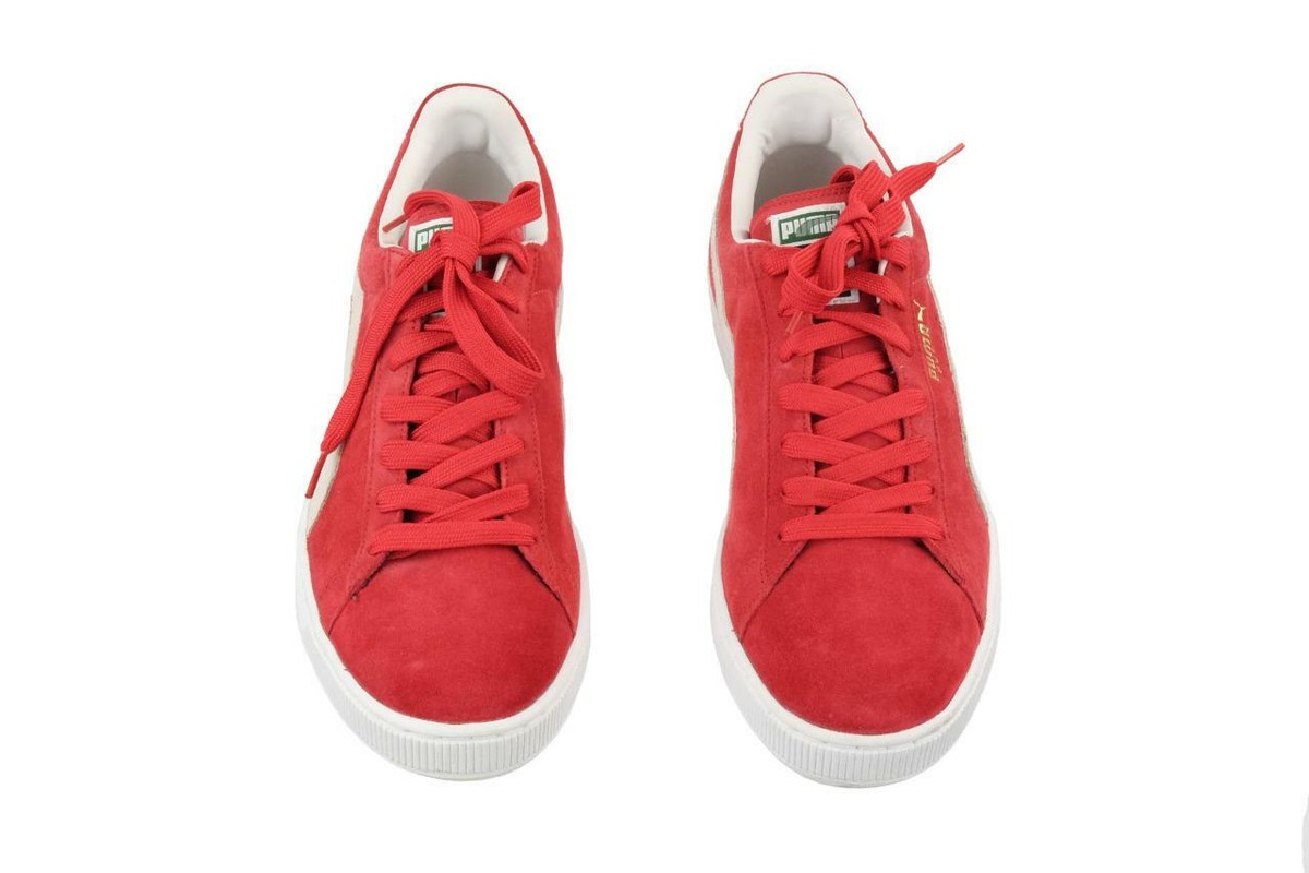 Puma Suede Shoes Mens Size 9 Red White Low Top Athletic Sneakers 352634 65 PUMA Suede Classic Mens Lifestyle Shoe Red 352634 65 – Shoe  main image 4