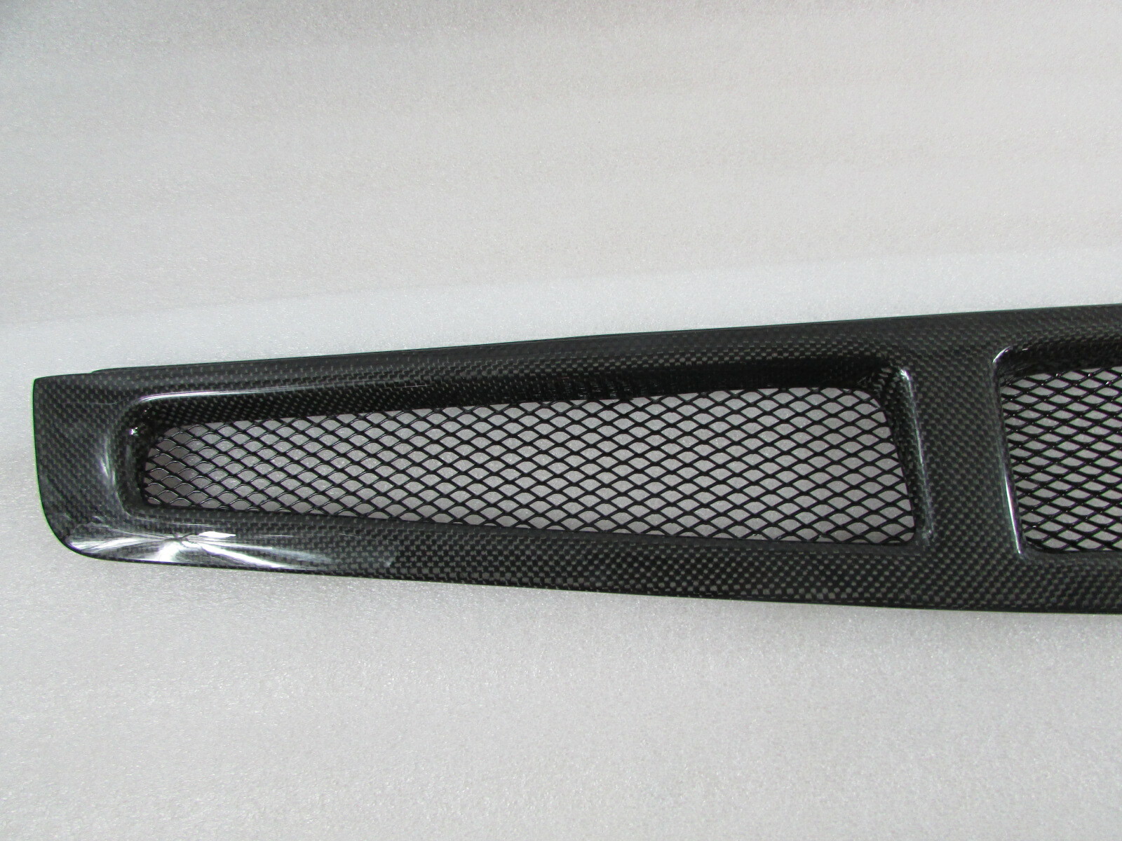 Ferrari F430 Spider, Carbon Fiber Engine Deck Lid Grille Louvers, New 1x1 Weave