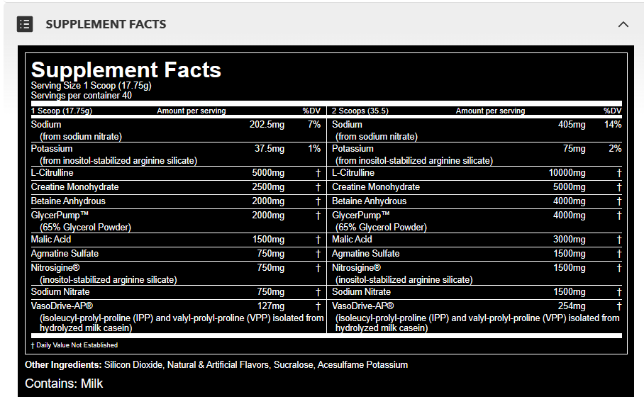 Gorilla Mode Nitric STIM FREE PreWorkout/Tiger's Blood eBay