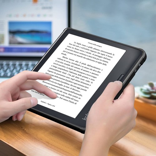 Gold Rose Slim Cover Case for Kobo Sage N777/ N778K eReader 8'' Soft TPU - Picture 3 of 3
