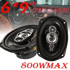 1-Pair 6x9" 1000W 5-Way Car Speakers HiFi Stereo Coaxial Premium Sound System