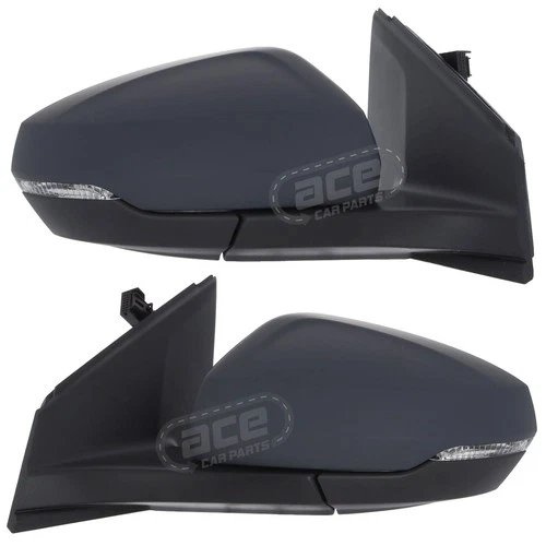 Electric Power Folding Wing Mirrors VW Polo Mk6 2017-2021 Blind Spot Indicators