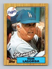 Tom Lasorda Los Angeles Dodgers #493 1987 Topps Baseball