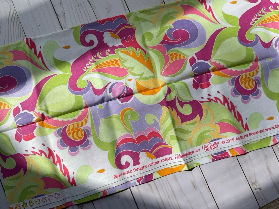 Riley Blake Extravaganza 23” x WOF - Image 2 of 2