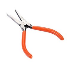 Professional Flat Nose Pliers Smooth Jaw for Jewelry Making 5-Inch 